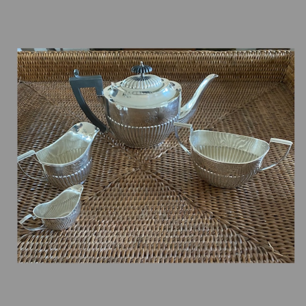Birks Sterling Silver Bachelor Tea Set